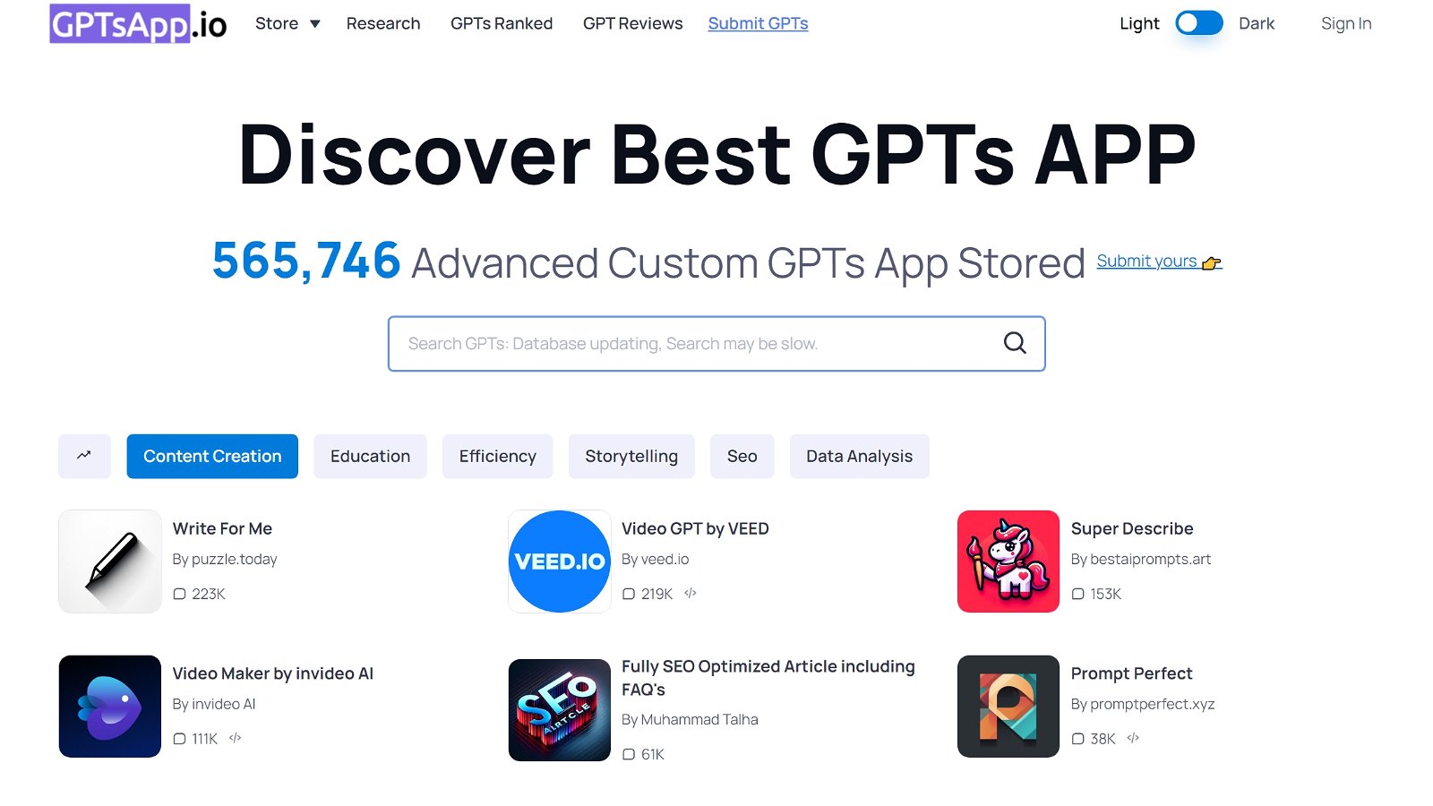 GPTs App teaser